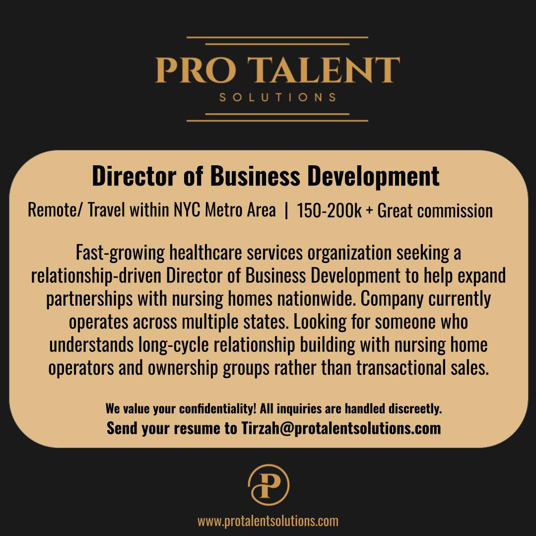 Director of Business Development Role
