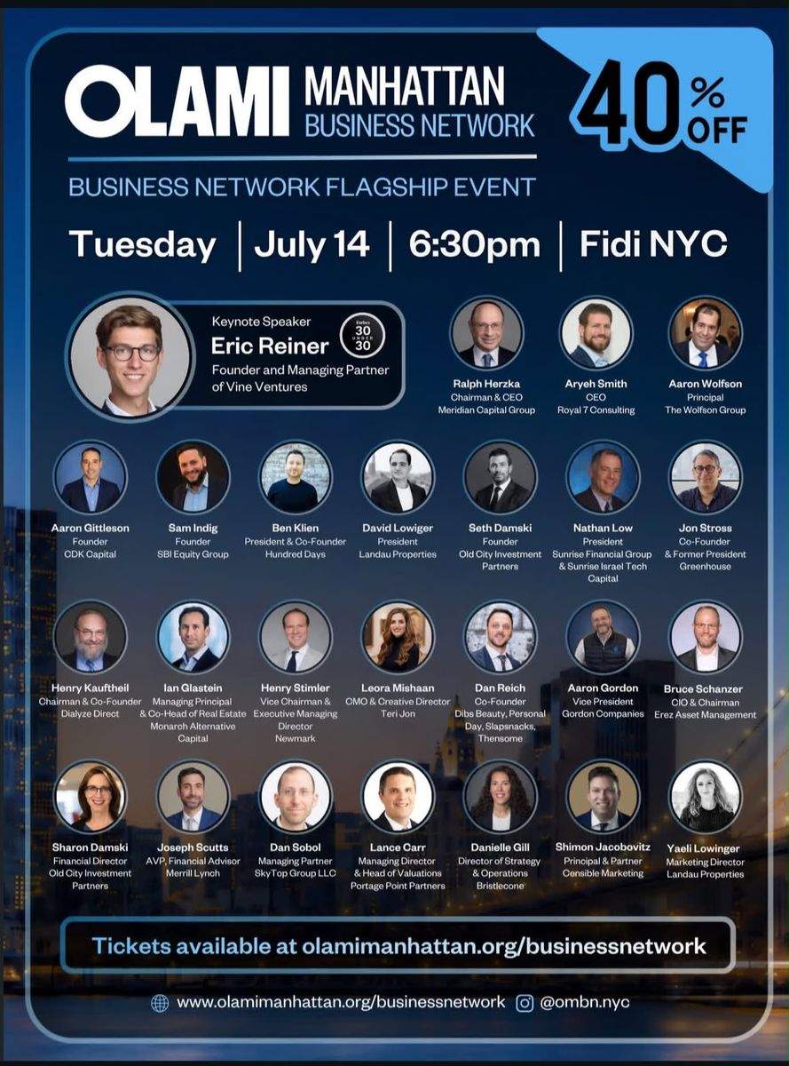 OLAMI Manhattan Business Network Event | YESODI