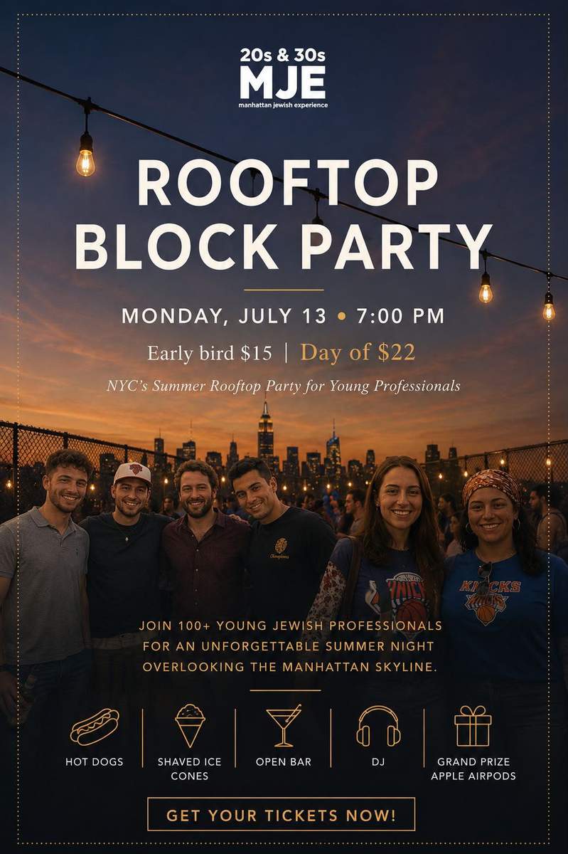 Rooftop Block Party for Young Professionals | YESODI