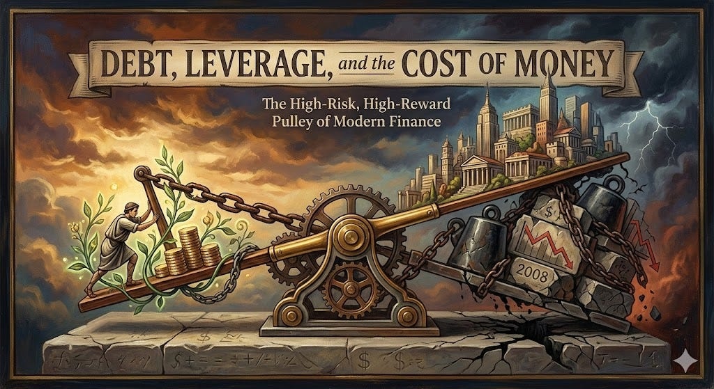Debt, Leverage, and the Cost of Money