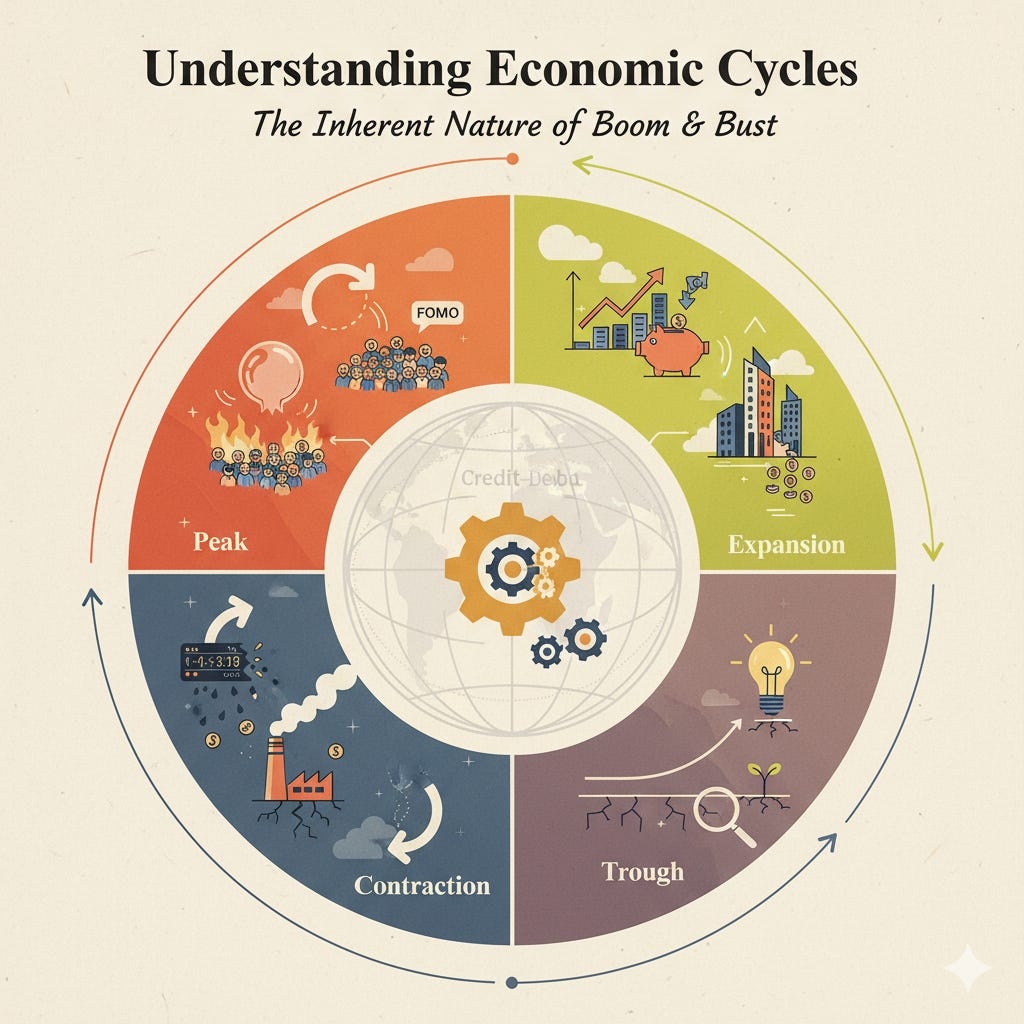 Boom, Peak, Bust, Repeat: Understanding Economic Cycles