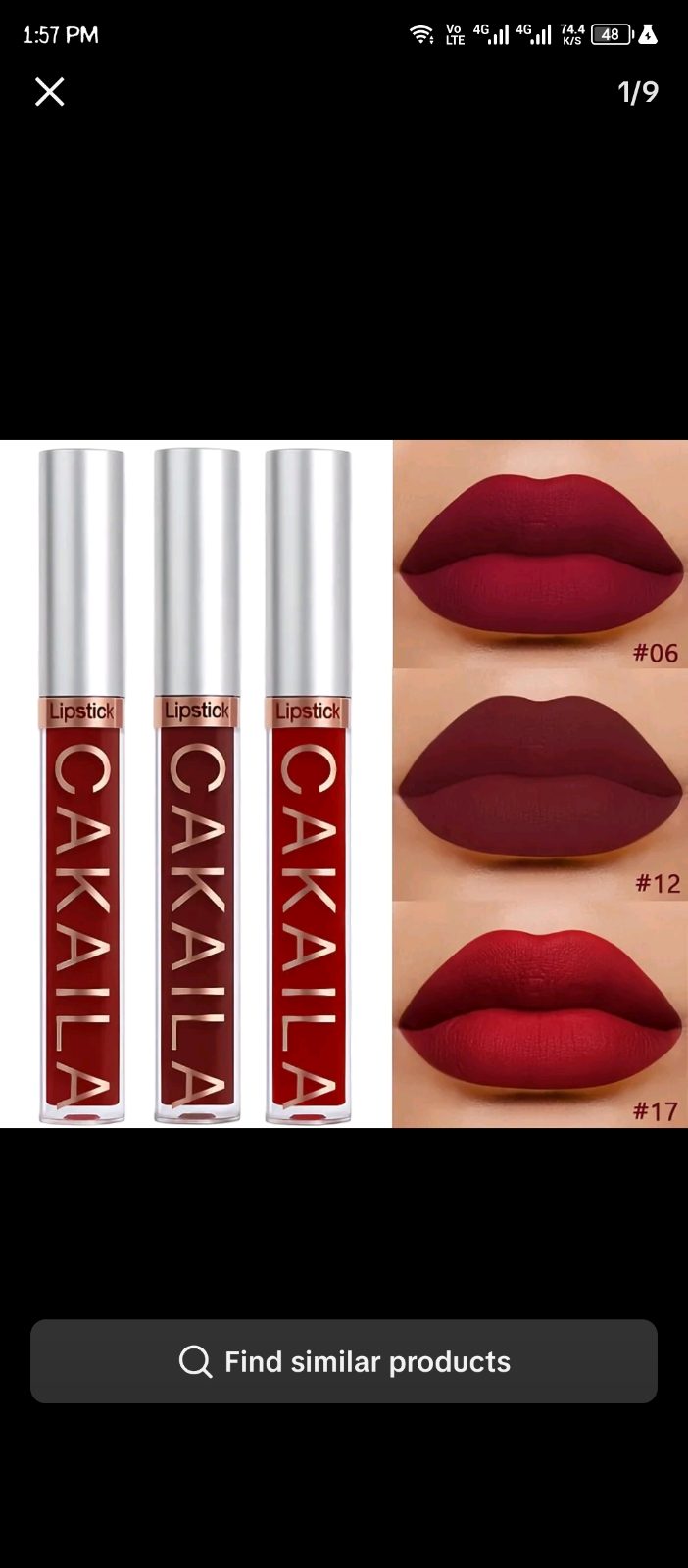 Cakaila 18 color Lip gloss Lipstick 💄