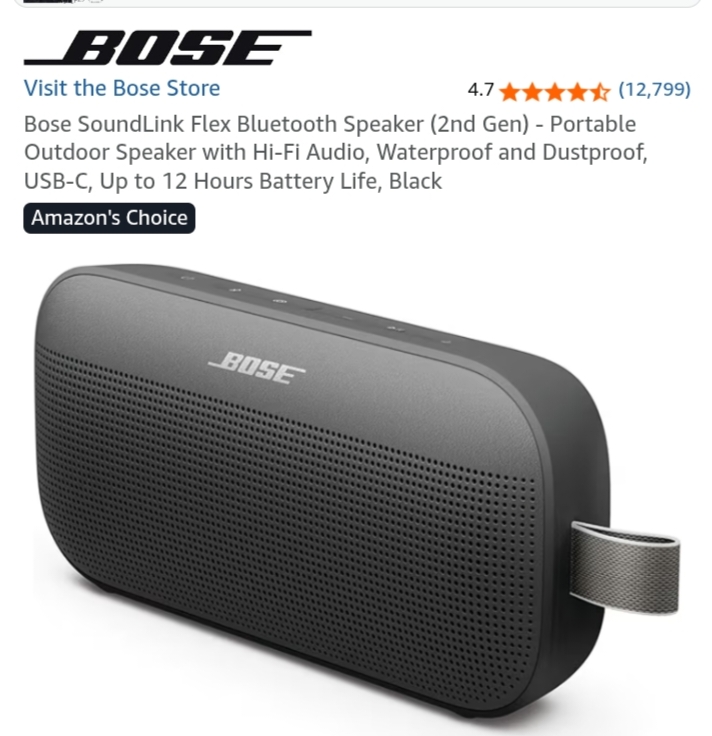 Bose SoundLink Flex Bluetooth Speaker 2nd Gen