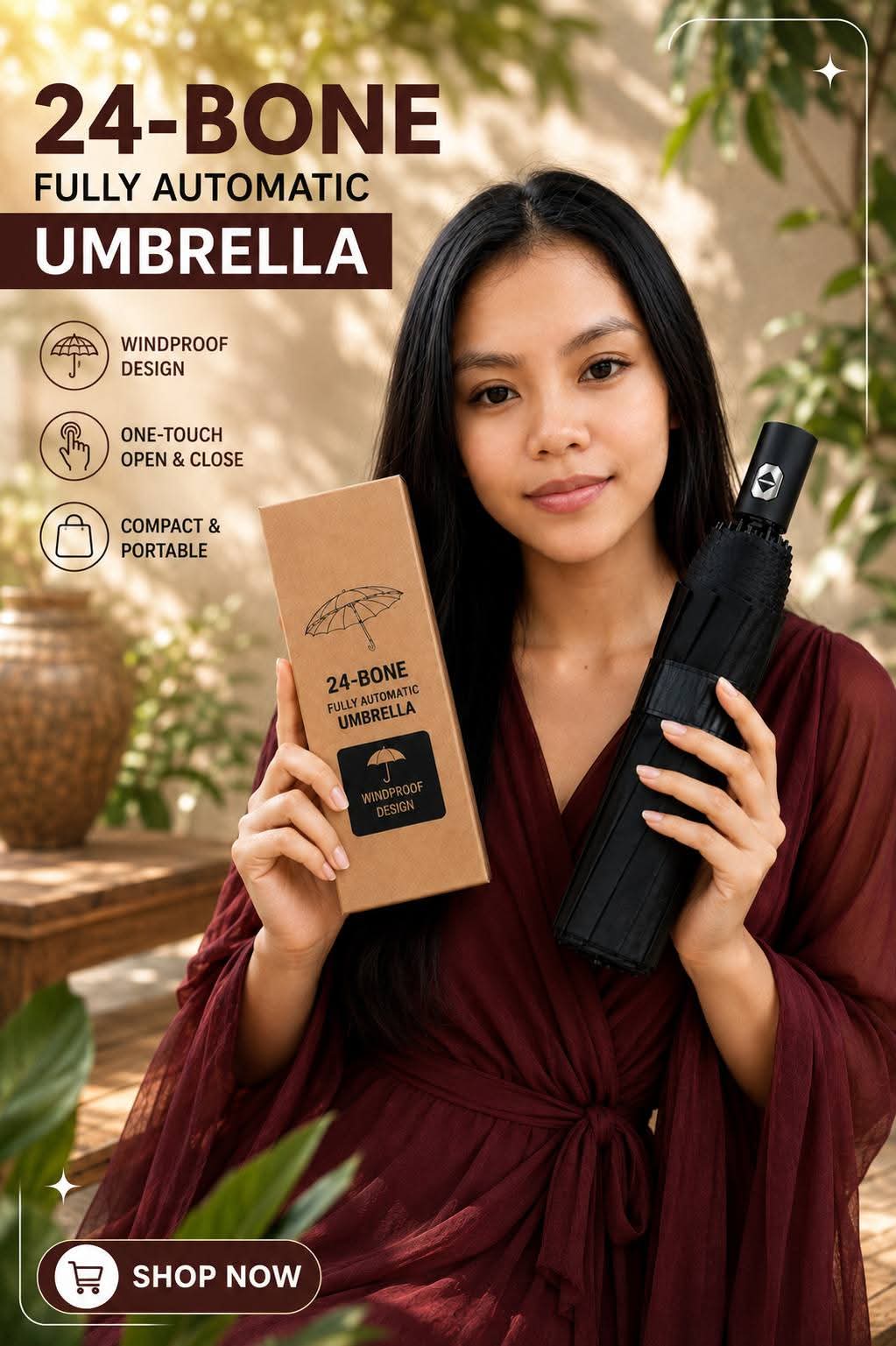 Automatic Umbrella · 24 Bones/10 Ribs Automatic Umbrella… | Ms.Eve on YESODI