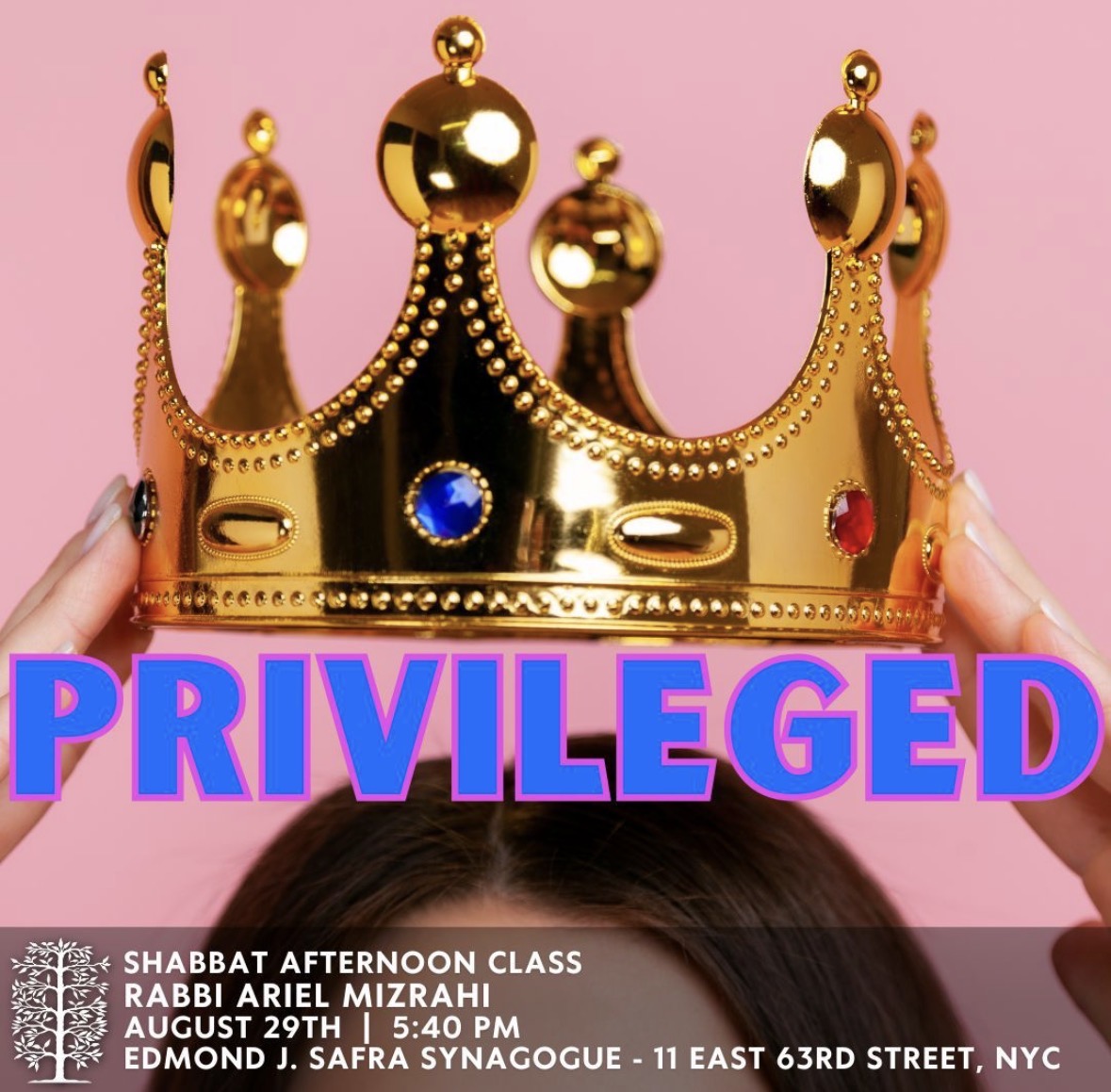 Privileged, Shabbat Afternoon Class | Photo | William Lebovics | YESODI