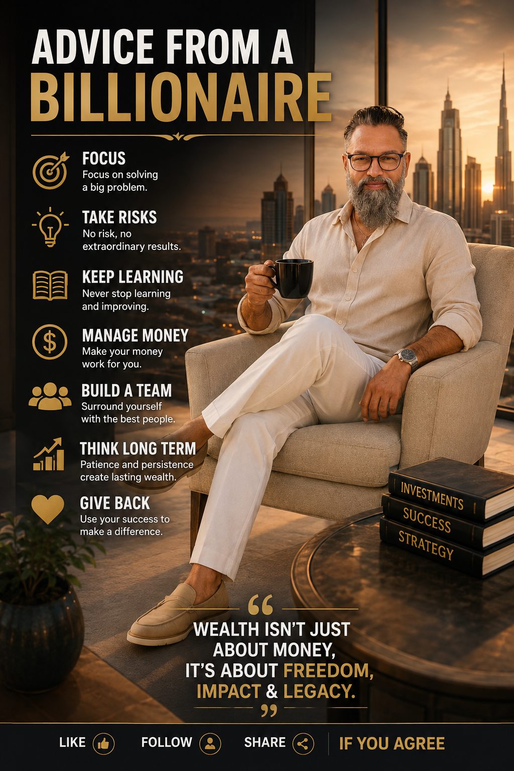 Advice from a Billionaire | Business | Dr Avadhuth M | YESODI