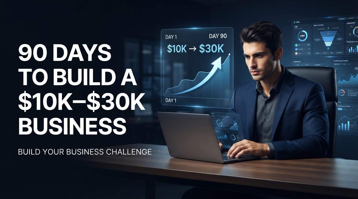 THE 90-DAY $10K–$30K BUSINESS CHALLENGE