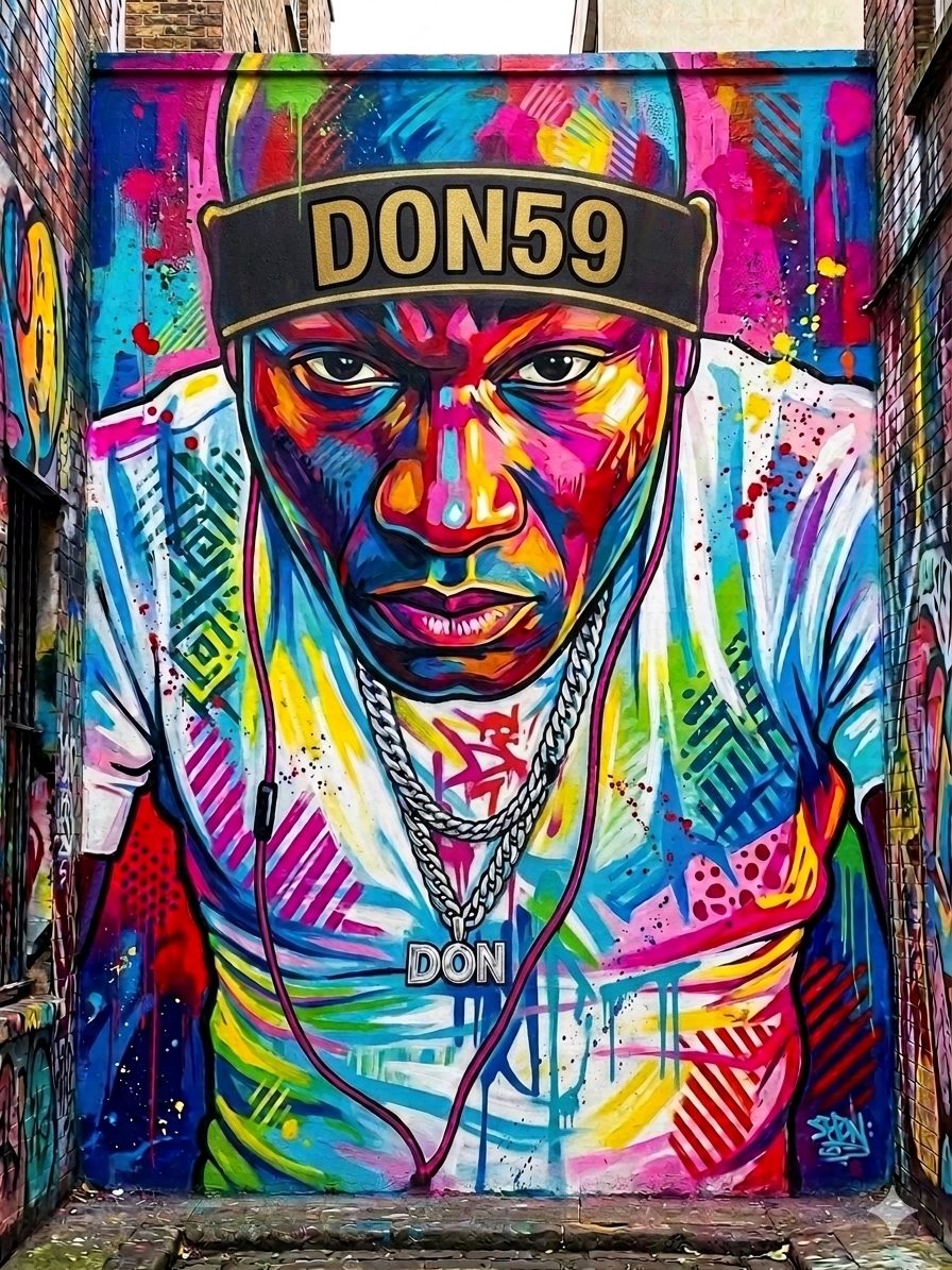DON59 Street Art Masterpiece | Art | James Bennette | YESODI