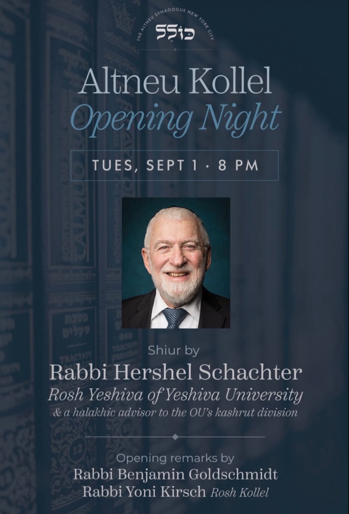 Altneu Kollel Opening Night | Photo | William Lebovics | YESODI