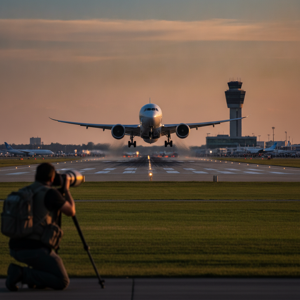 Aviation Photography: Camera Settings, Best Airports, and Airshow Tips
