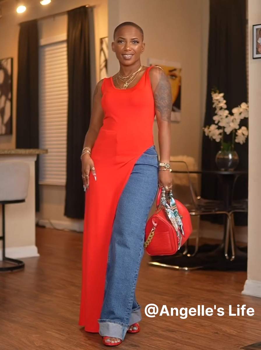 Asymmetric Hem Wide Strap Chic Top · A casual chic top… | Donald Dias on YESODI